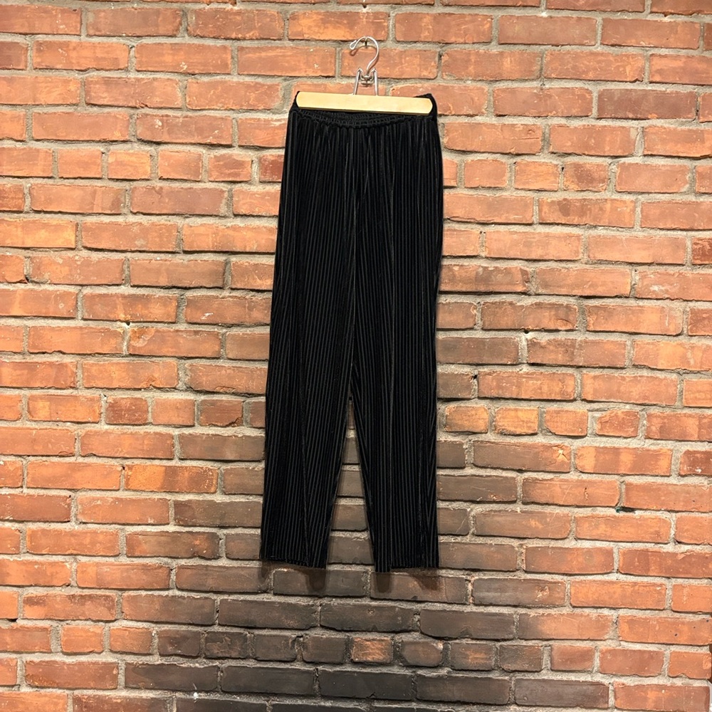 Black Velvet Pants